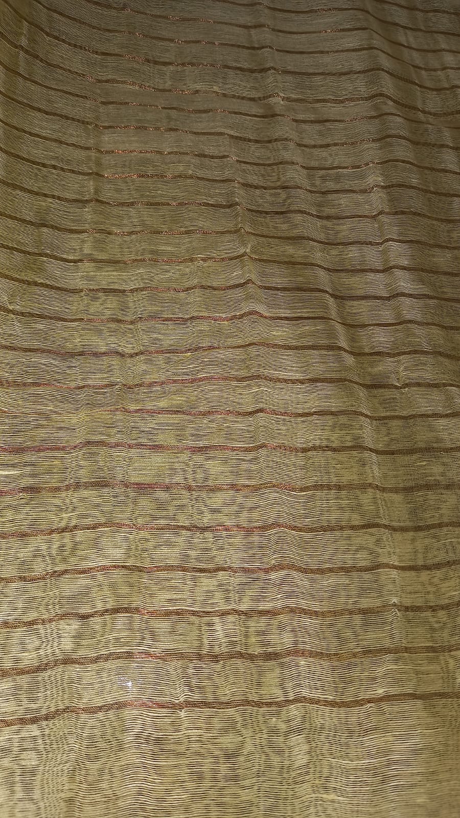 EXCLUSIVE YELLOW FLETCHER SILK LINEN SAREE WITH EMBROIDERY WORK