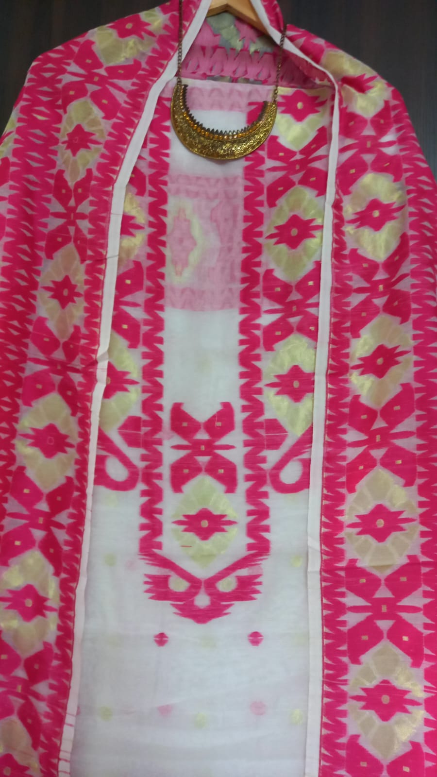 MUSLIN JAMDANI SUIT SET