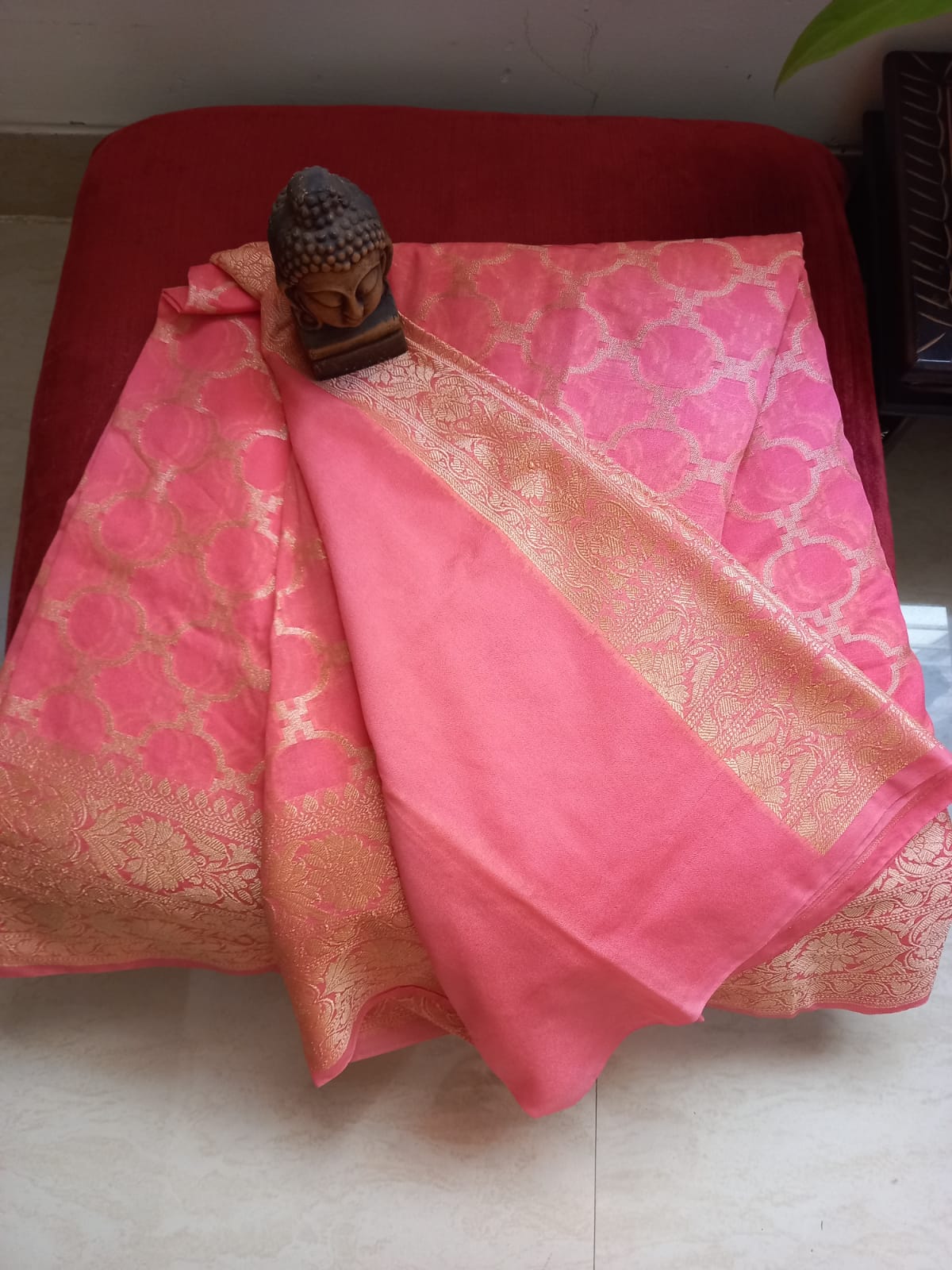 SOFT PINK DESIGNER SEMI GEORGETTE