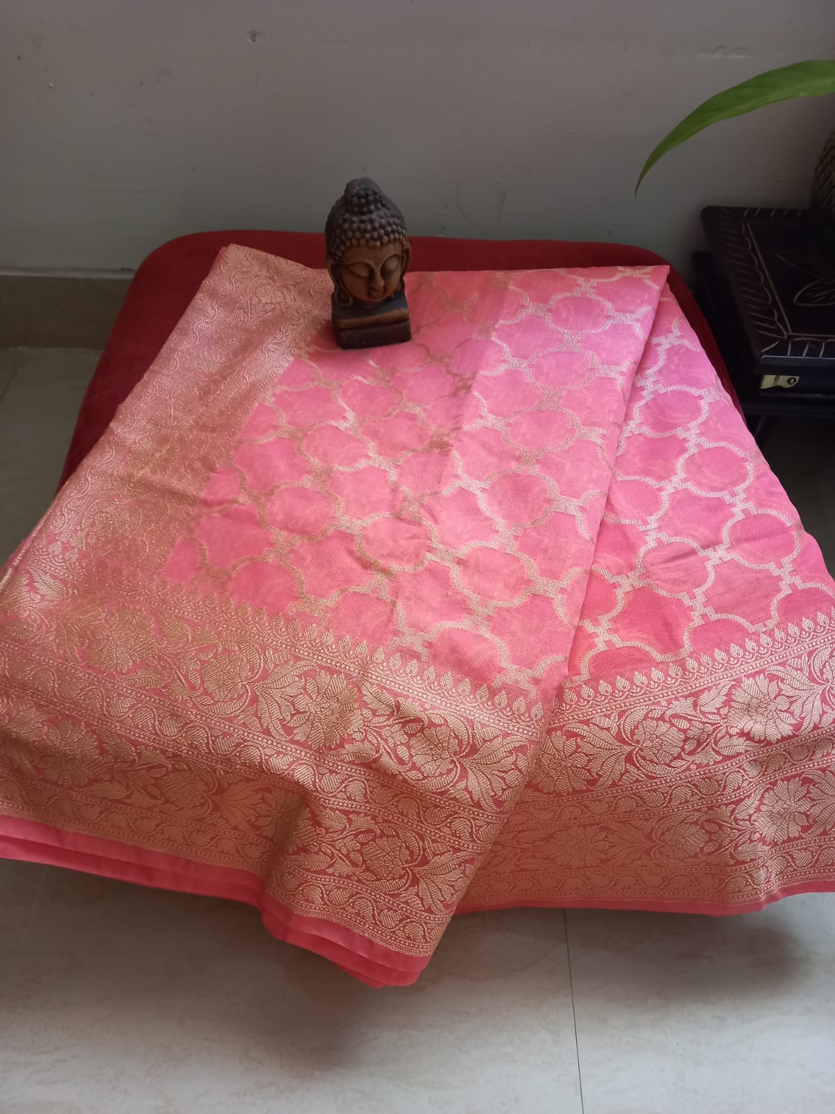 SOFT PINK DESIGNER SEMI GEORGETTE