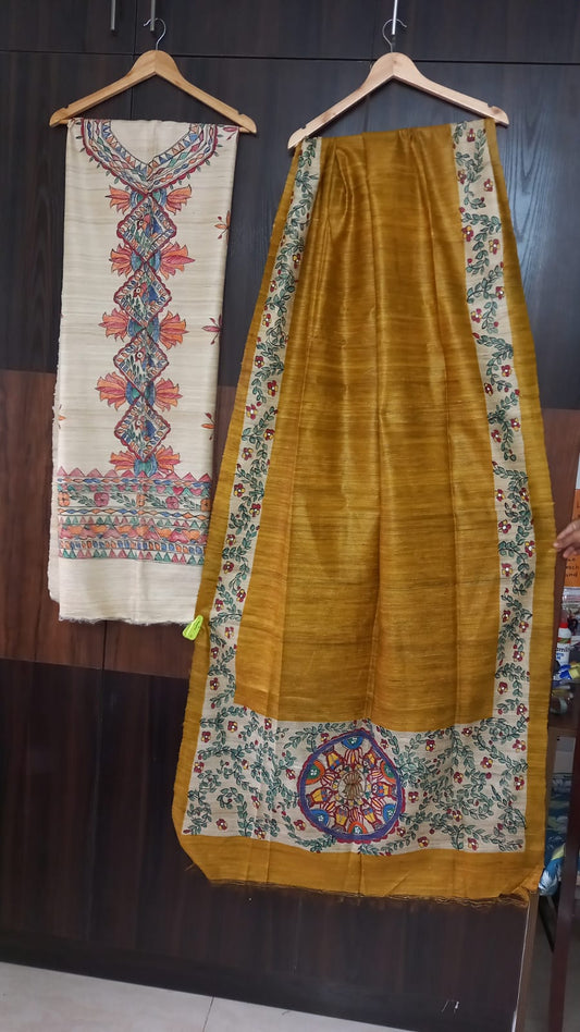 PURE HANDLOOM TUSSAR SUIT