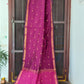 MAGENTA PINK MAHESWARI COTTON SILK SAREE