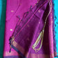 MAGENTA PINK MAHESWARI COTTON SILK SAREE