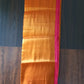 HANDWOVEN ORANGE TISSUE SAREE