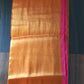 HANDWOVEN ORANGE TISSUE SAREE