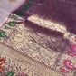 PURE HANDLOOM  BENARSI KORA ORGANZA SAREE